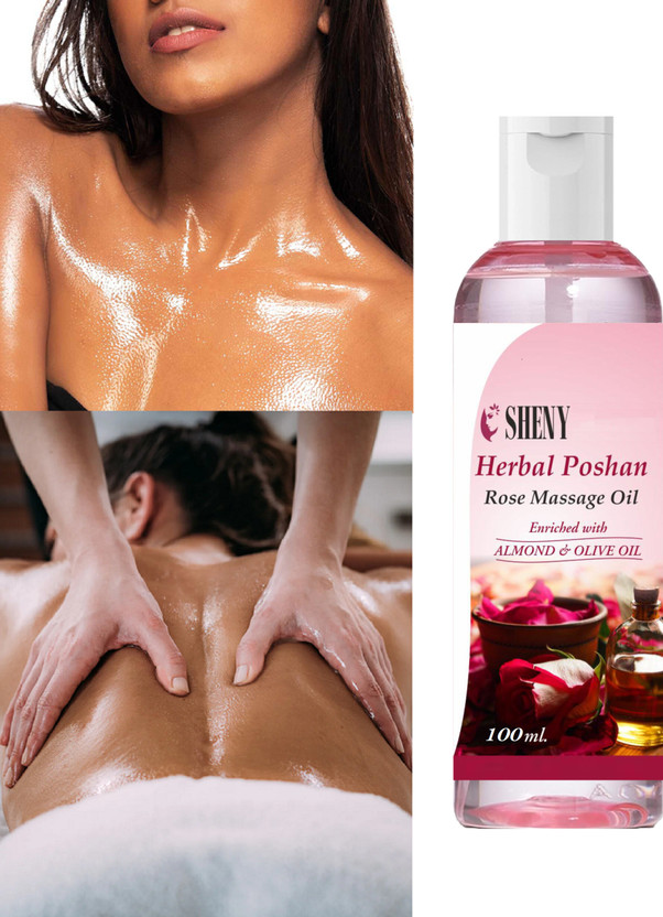 Sheny Sexy Massage oil Your New Spa-Day Essential – Pink, Pure, and Pampering(100 ml)