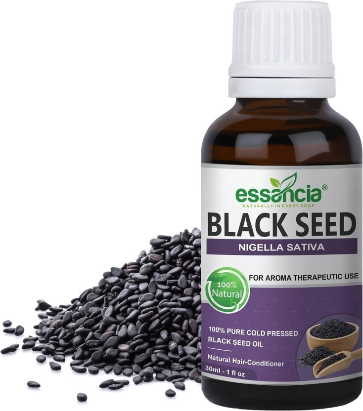 essancia Black Seed Oil for Skin Care, Massage, Hair Growth, Scalp Care, Muscle Health.(30 ml)