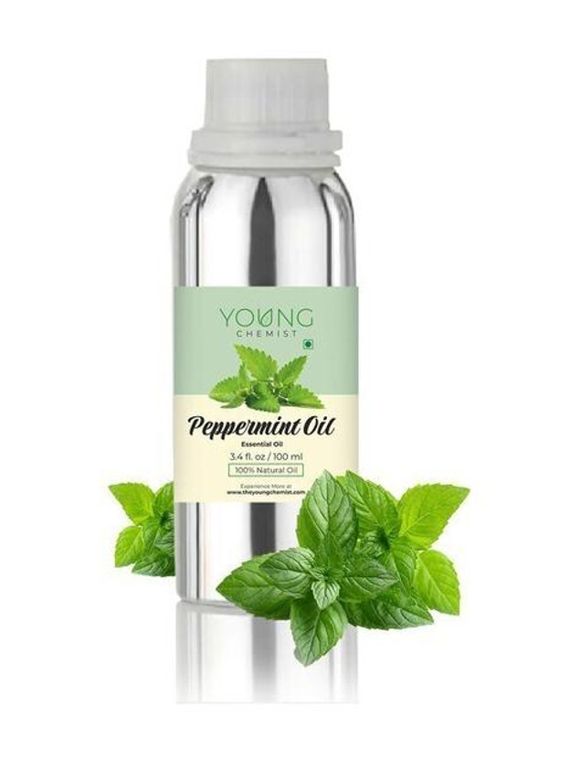 Young Chemist 100% Pure,Natural,Undiluted & Steam Distilled Peppermint Essential Oil | 100 ml(100 ml)