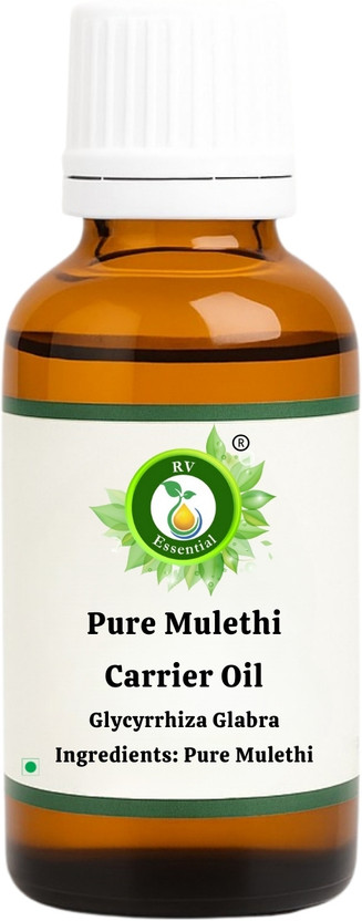 R V Essential Pure Mulethi Carrier Oil 10ml- Glycyrrhiza Glabra (100% Pure and Natural)(10 ml)