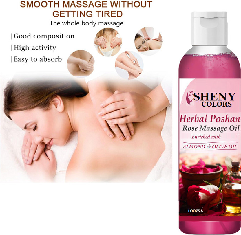 SHENY COLORS Rose Massage Oil – Spa-Like Glow at Home(100 ml)