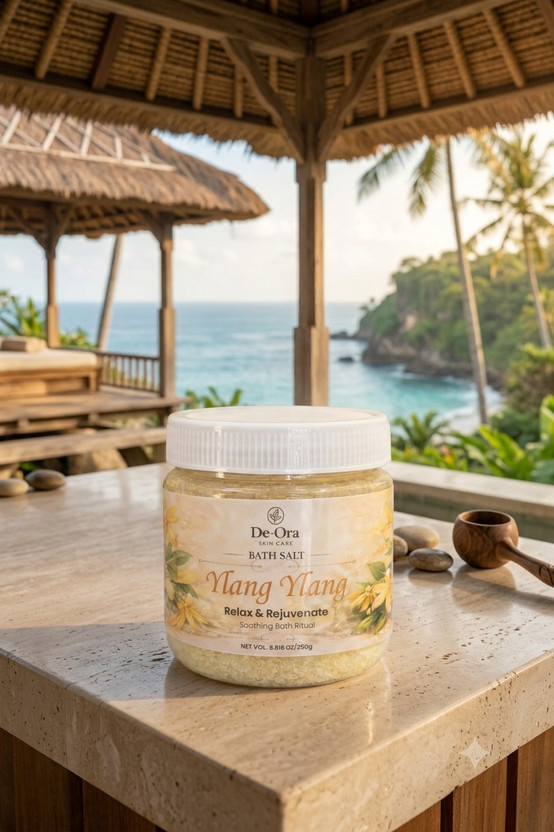 De-Ora skin care Bath Salt Ylang Ylang 250g | Stress Relief |(250 g)