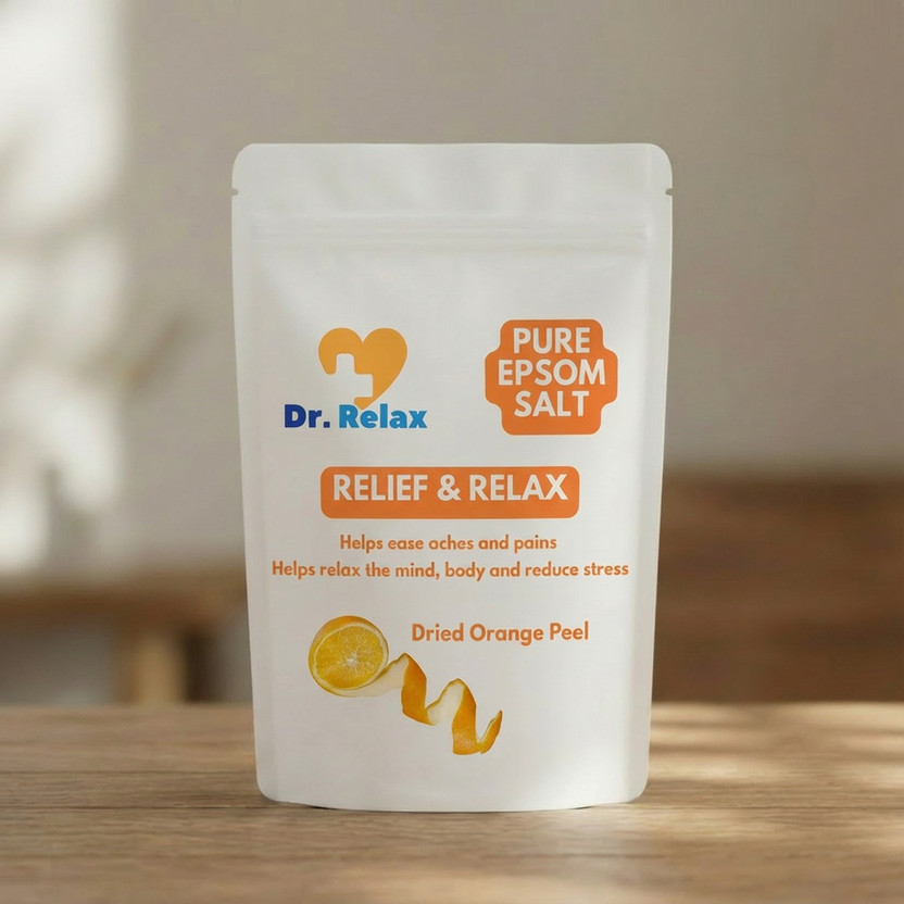 DR.RELAX Detox Bath Salt For Stress Relief & Recovery | Relieves Muscle Pain, Cramps(850 g)