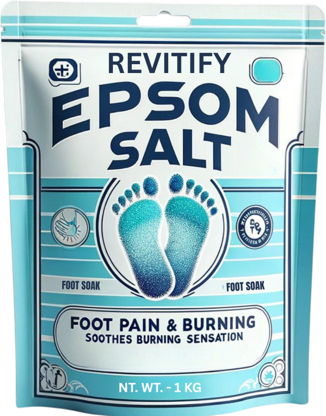 Revitify Epsom Salt 400g for Pain Relief and Relaxation(400 g)