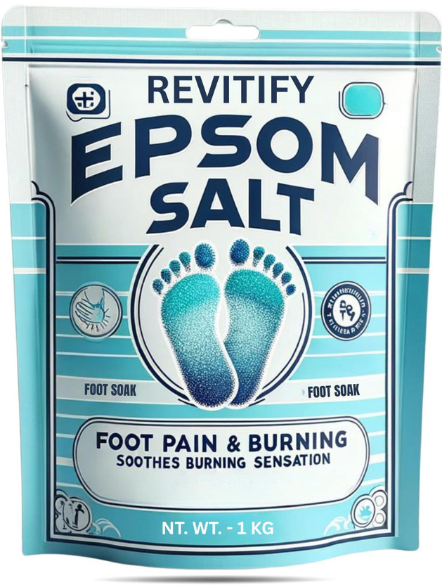 Revitify Epsom Salt 400g for Pain Relief and Relaxation(400 g)