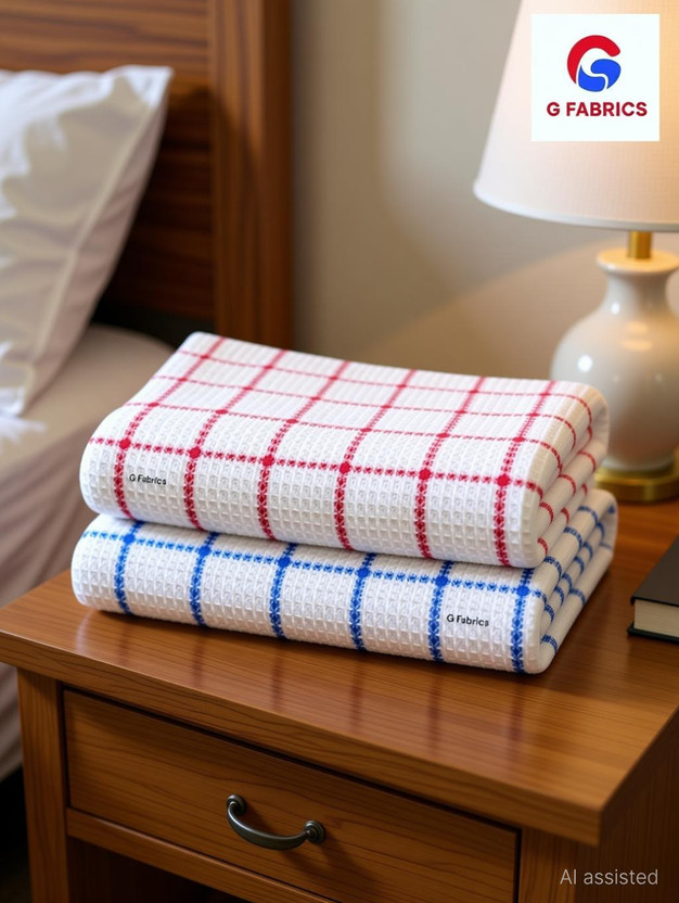G Fabrics Cotton 500 GSM Bath Towel Set(Pack of 2)