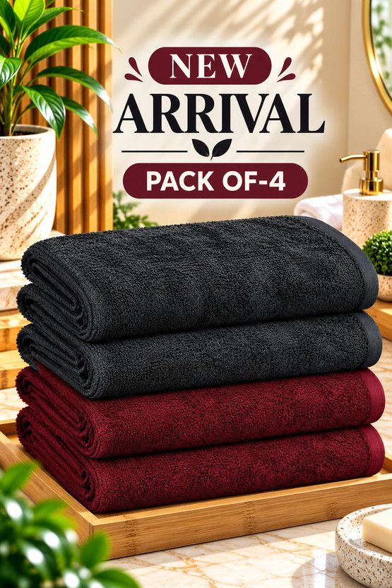 ARVIND ARVIND HOME LINEN Terry Cotton 380 GSM Hand Towel Set(Pack of 4) - Flipkart Deal