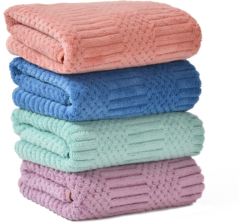 UrbanLeaf Microfiber 300 GSM Hand, Face, Sport Towel Set(Pack of 4)