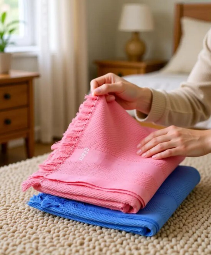 Flipkart G Fabrics Cotton 500 GSM Bath Towel Set(Pack of 2) - Flipkart Deal