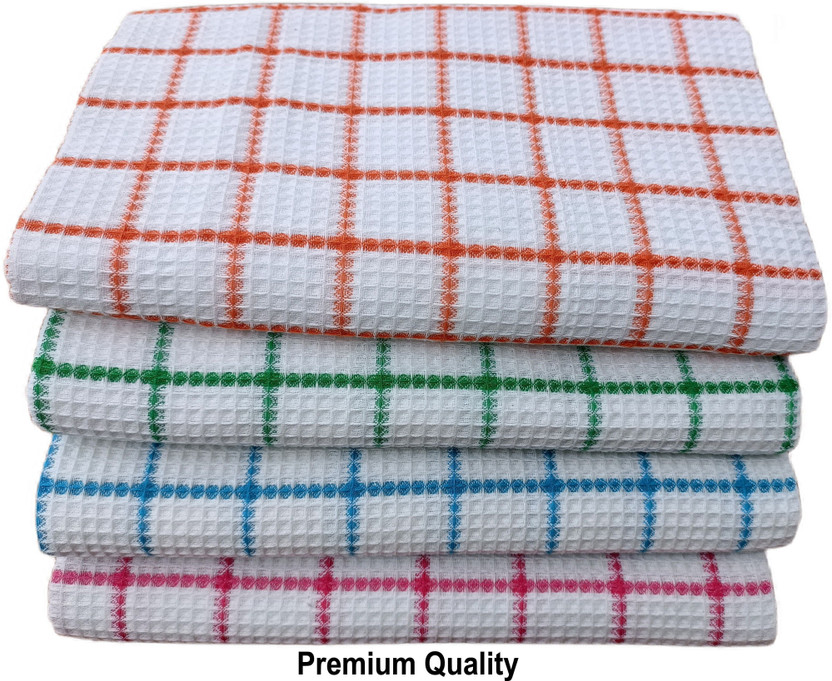 G Fabrics Cotton 500 GSM Bath, Beach, Hair, Sport Towel Set(Pack of 4)