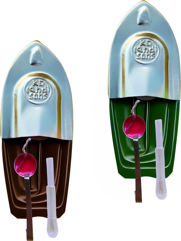 kd and sons nostaalgic indian 2 pcs steam toy boat | Retro Ship | Collectible Mini Steamer Bath Toy(Multicolor)