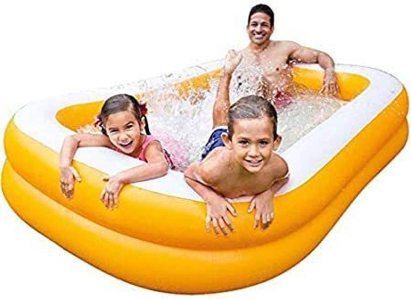 bhatla stores Inflatable Swim Center Kiddie Family Pool Outdoor
