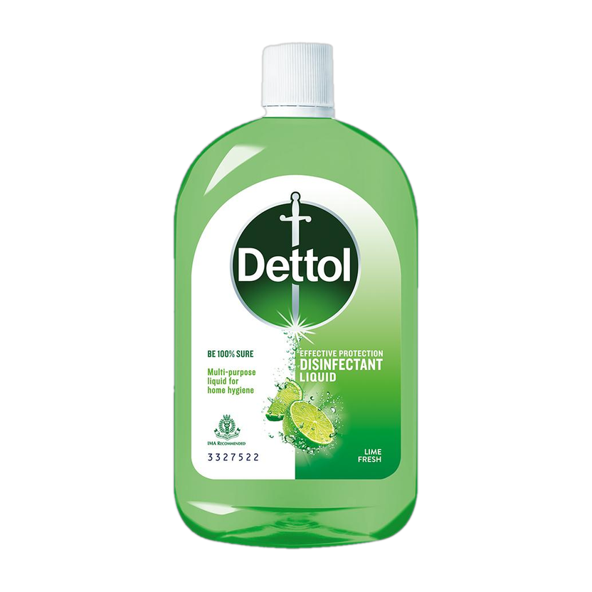Dettol Liquid Disinfectant Surface Cleaner, Antiseptic for Floor, Kitchen, no Phenyl Lime Fresh(550 ml)