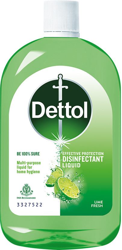 Dettol Liquid Disinfectant for Floor Cleaner, Surface Disinfection Lime Fresh(550 ml)