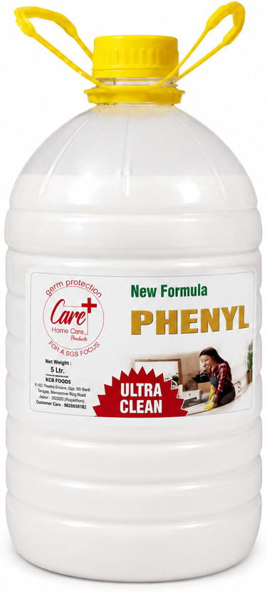 Careplus White Phenyl | Floor Cleaner | 5 Litre Natural(5 L)