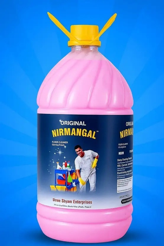 Nirmangal Premium Pink Phenyl For Floors, Kitchen & Bathroom natural 5l rose(5 L)