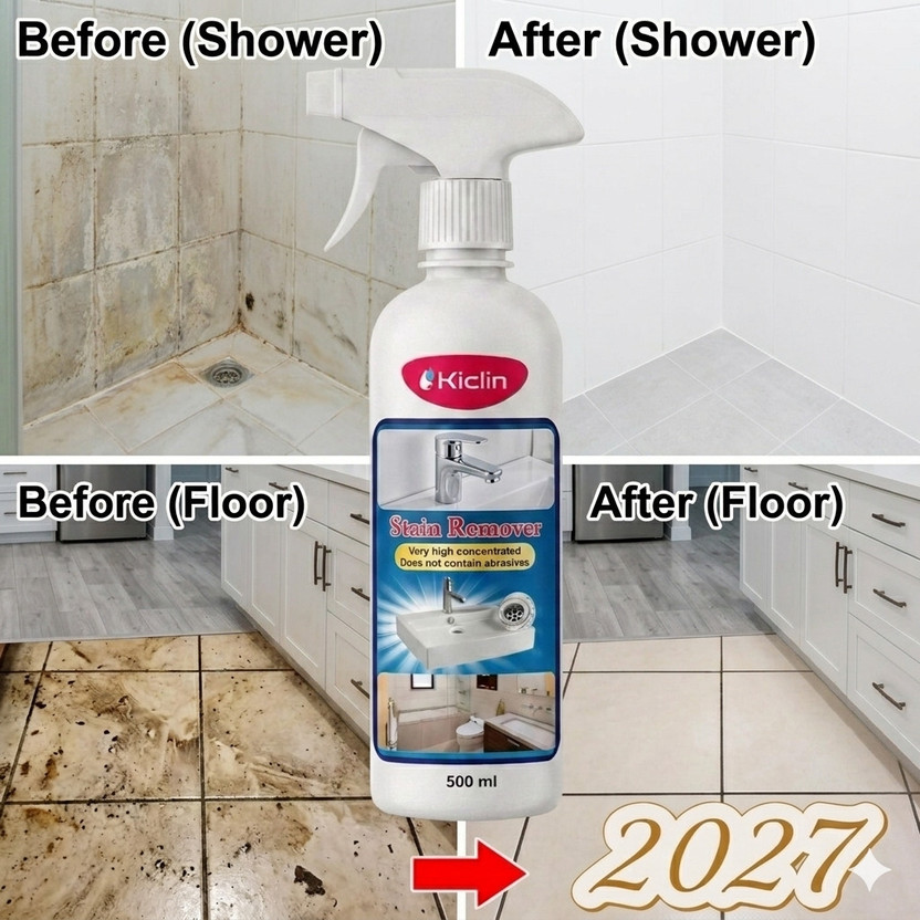 kiclinclean Bathroom Cleaning Spray for Sink, Toilet, & Tiles lemon(500 ml)