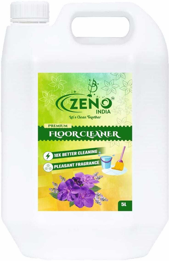 Zeno India Pleasant Fragrance Floor & Surface Cleaner – Biodegradable, Non-Toxic Pleasant(5 L)