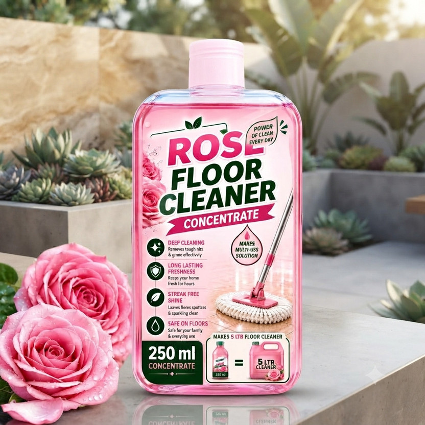 skyberry Fresh Breeze Floor Cleaner Concentrate for Clean and Fresh Floors Rose(250 ml)