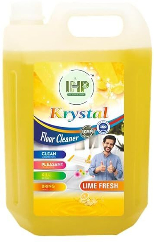 IHP Perfumed Floor Cleaner for Floors, Tiles and Washroom Cleaning & Mopping Lime Fresh(5 L)