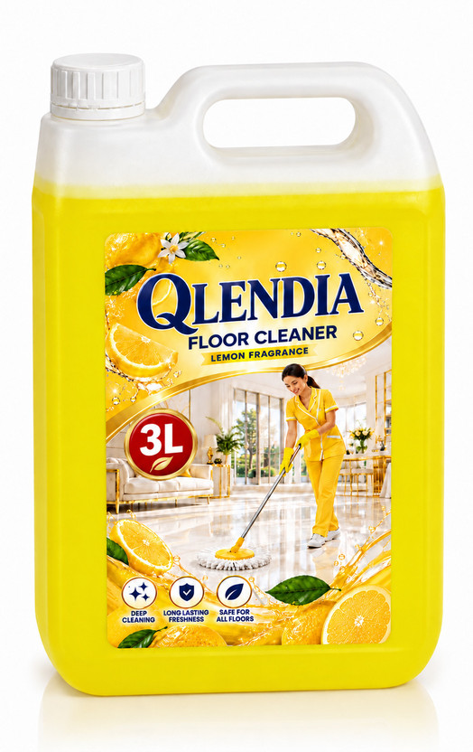 Qlendia Ceramic& Tile Citrus Cleaner, Multi-surface Floor Cleaner Kills 99.9% Germs Citrus(3000 ml)