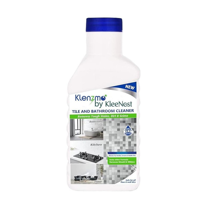 Kleenest Klenzmo Tile and Bathroom cleaner, suitable for all types of tiles and marble Citrus(850 ml)