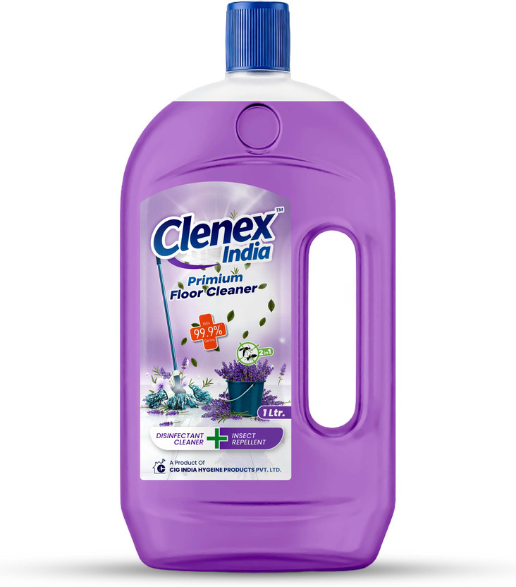 CLENEX INDIA Premium Multi Surface Floor Cleaner Lavender LAVENDER(1 L)