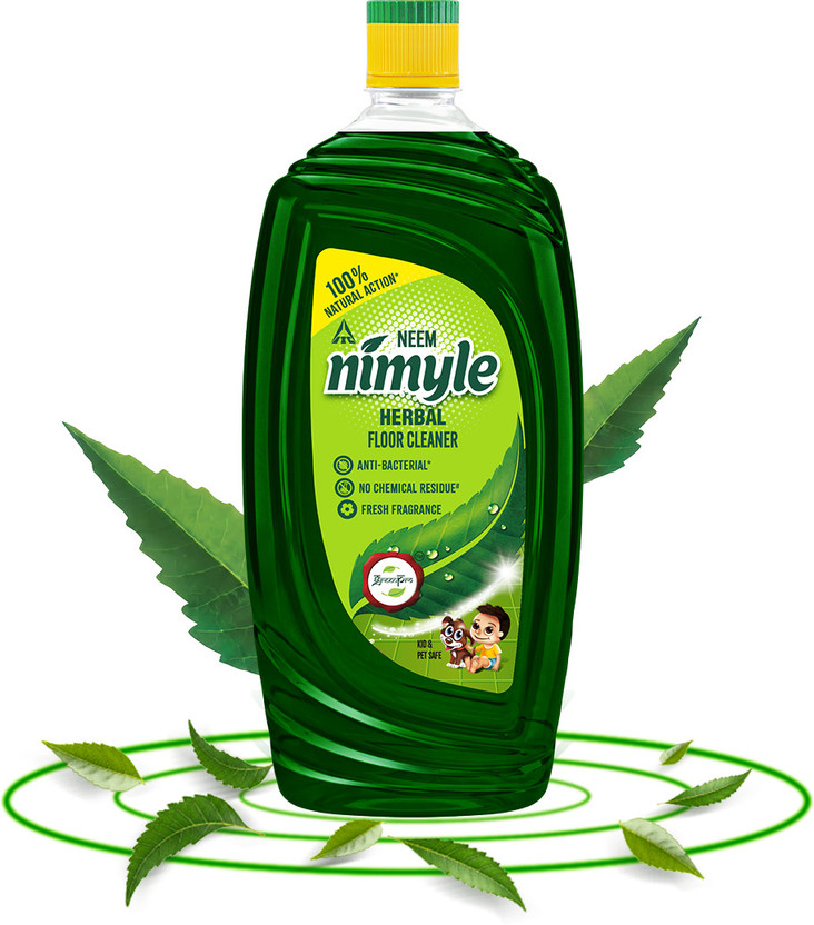 Nimyle Herbal Floor Cleaner 1.8L Power of Neem 99.9% Anti-Bacterial Protection Herbal(1.8 L)