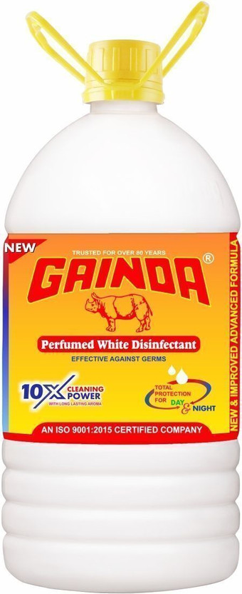 GAINDA White Perfumed Disinfectant Phenyl Plain(5 L)