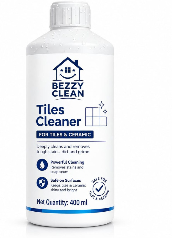 Bezzy Bezzy Clean Tile Multi Cleaner for Ceramic Tiles, Stain & Grime Remover Fresh(800 ml) - Flipkart Deal