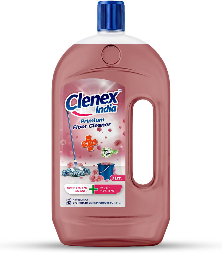 CLENEX INDIA Premium Multi Surface Floor Cleaner Lavender Rose(1 L)