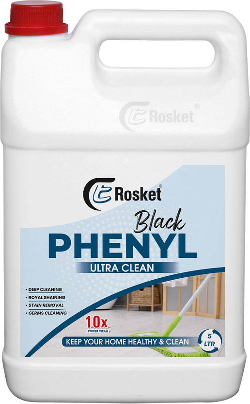EROSKET Black Phenyl Ultra Clean | Kill Germs, Remove Stains & Repel Insects BLACK PHENYL CLEANER(5 L)