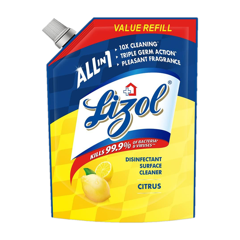Lizol Disinfectant Surface Cleaner,& Floor, Bathroom, Kitchen,Tile, Not Phenyl, Liquid Citrus(1800 ml)