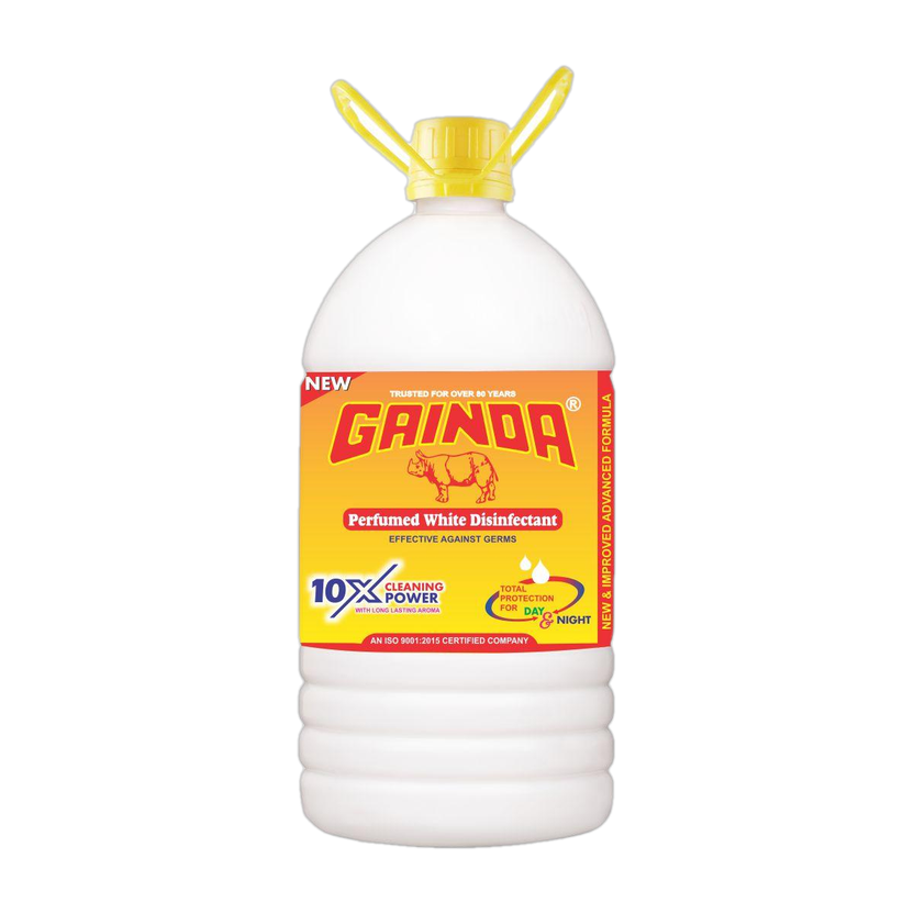GAINDA White Phenyle Disinfectant Floor Cleaner Liquid Plain(5 L)