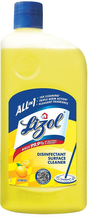 Lizol | Disinfectant Surface & Floor Cleaner | Citrus(1 L)