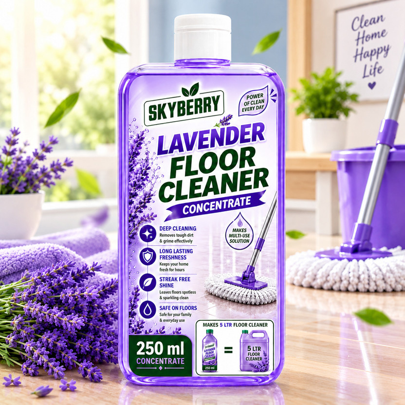 skyberry Fresh Guard Floor Cleaner Concentrate for Everyday Surface Care Lavender(250 ml)