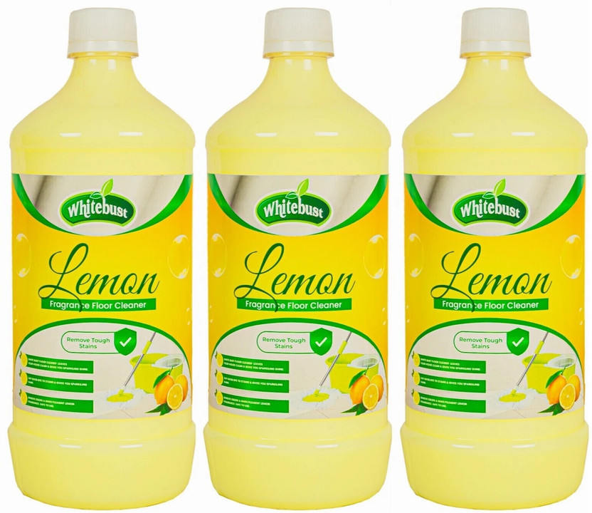 Whitebust Floor Cleaner phenyl lemon(3 x 1 L)
