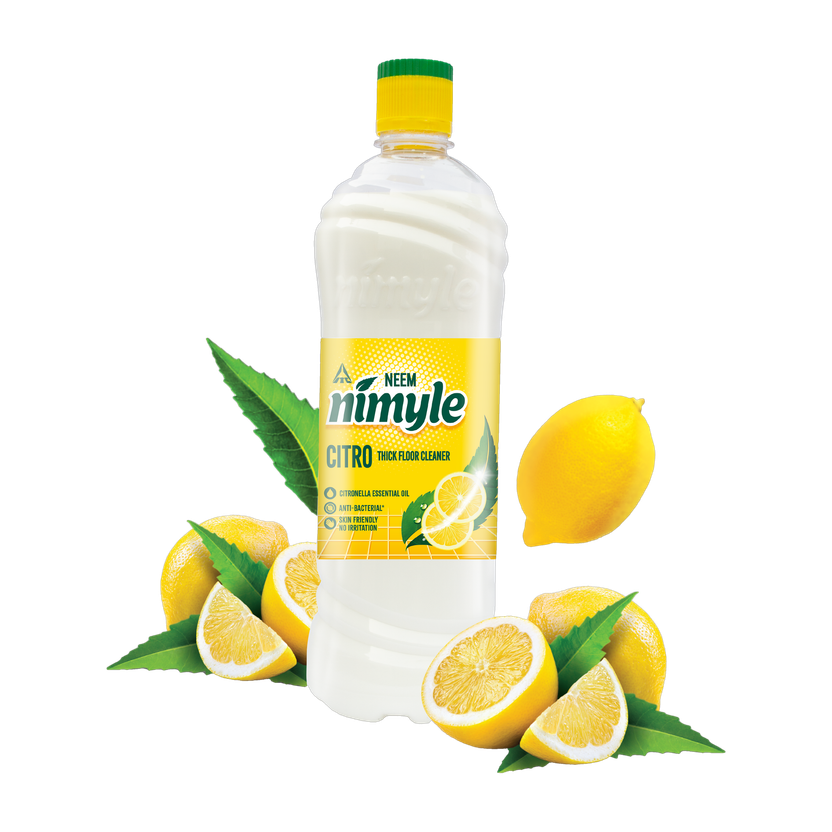 Nimyle Floor Cleaner Citro 890ml Citronella + Power of Neem Anti-Bacterial Neem(890 ml)
