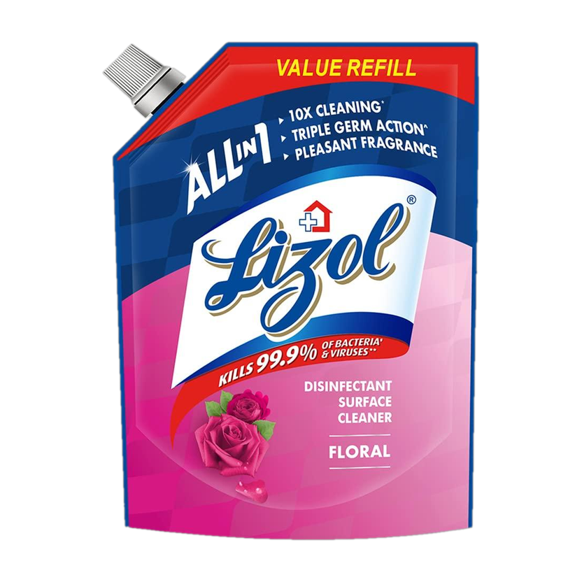 Lizol Disinfectant Surface Cleaner,& Floor, Bathroom, Kitchen,Tile, Not Phenyl, Liquid Floral(1800 ml)