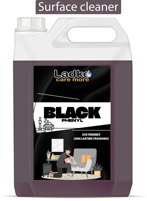 Ladko Premium Black Phenyl For Floor, Kitchen & Bathroom (5 ltr) Regular(5000 ml)