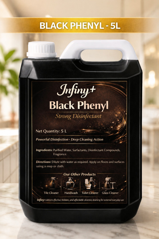 INFINY+ Strong Black Phenyl Cleaner Industrial Grade(5 L)