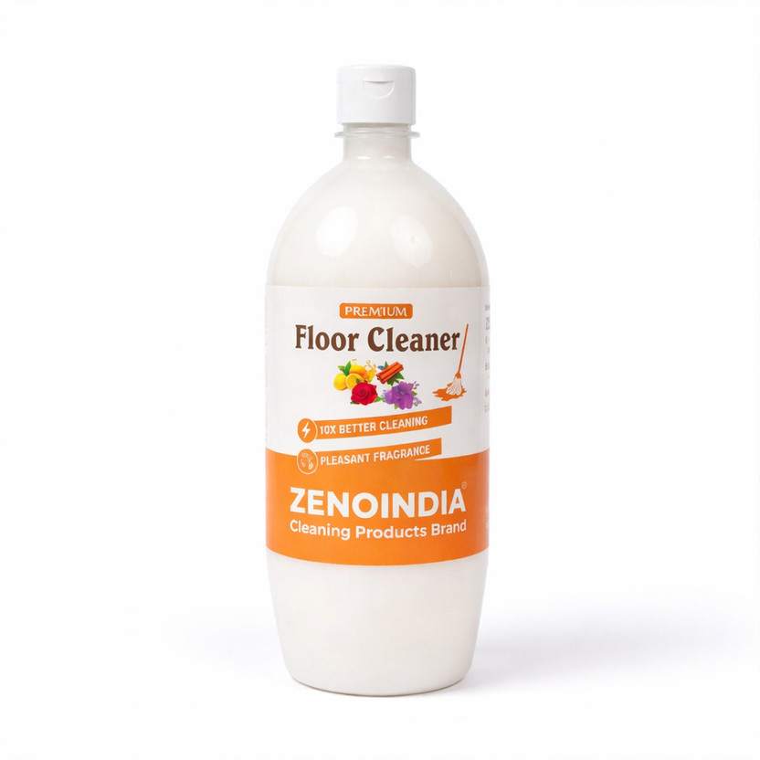 Zeno India Premium Floor Cleaner Liquid | Pleasant Fragrance | For Tiles, Marble & Granite Floral / Pleasant(1 L)