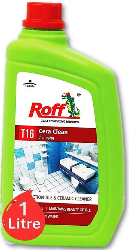 Pidilite Industries Ltd Roff Cera Clean Tile, Floor, Ceramic Cleaner, removes stubborn stains 1L T16 Roff Cera Clean Professional Tile, Floor and Ceramic Cleaner(1000 ml)