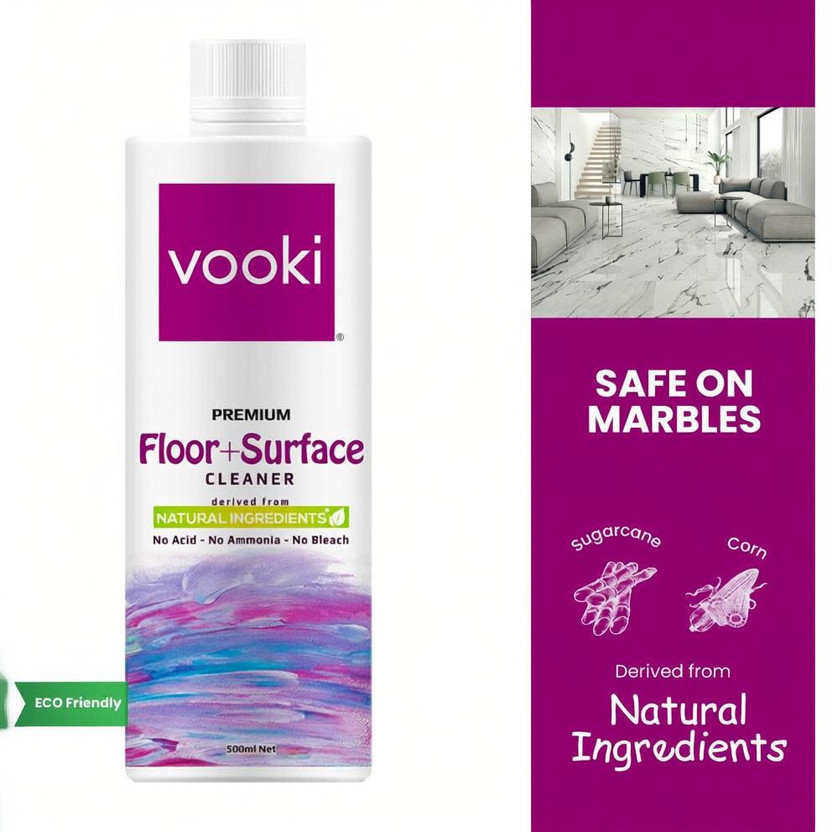 vooki Premium Disinfectant Floor + Surface None(500 ml)