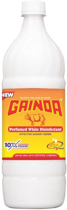 GAINDA White Perfumed Disinfectant Phenyl Plain(1 L)