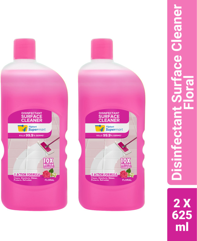 Flipkart Supermart Floor and Bathroom Cleaner Floral(2 x 625 ml)