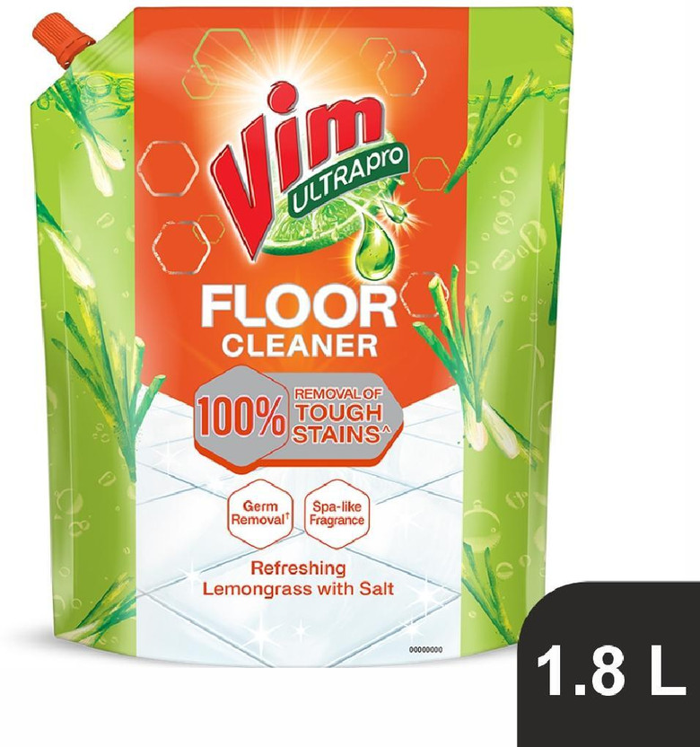 Vim FC UltraPro | Lemongrass | 1.8L | Pouch Lemongrass(1800 ml)