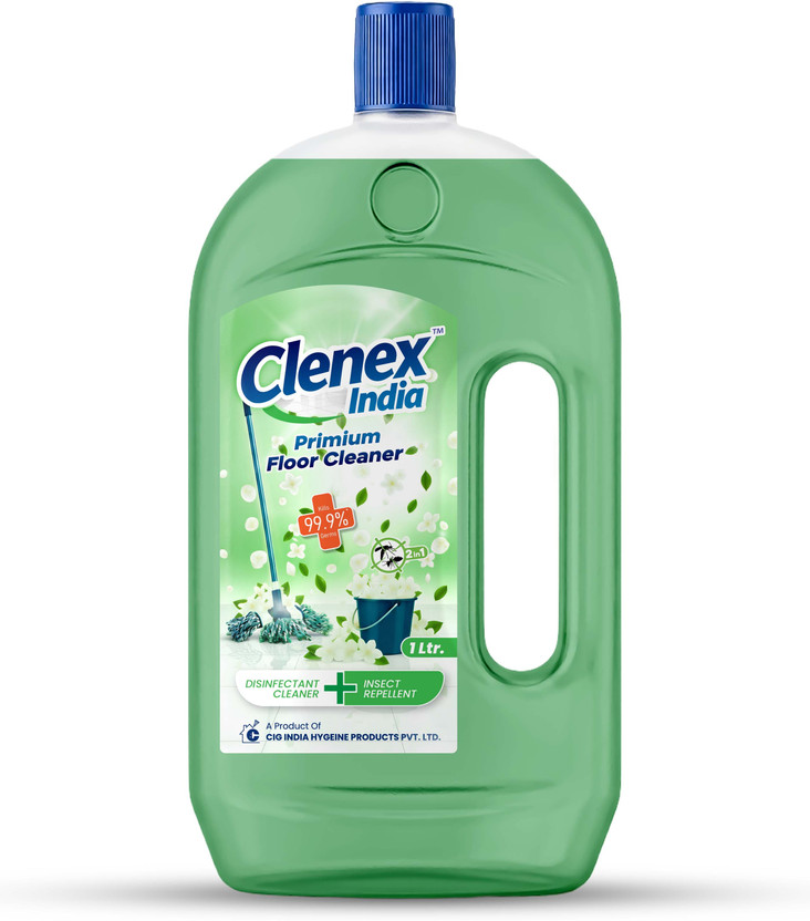 CLENEX INDIA Premium Multi Surface Floor Cleaner JASMINE(1 L)