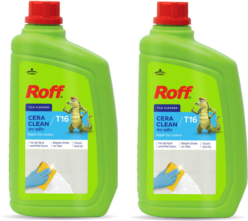 Pidilite T16 Roff Cera Clean Pack of 2, 1 Ltr , Tile, Floor & Ceramic Cleaner Regular(2 L)