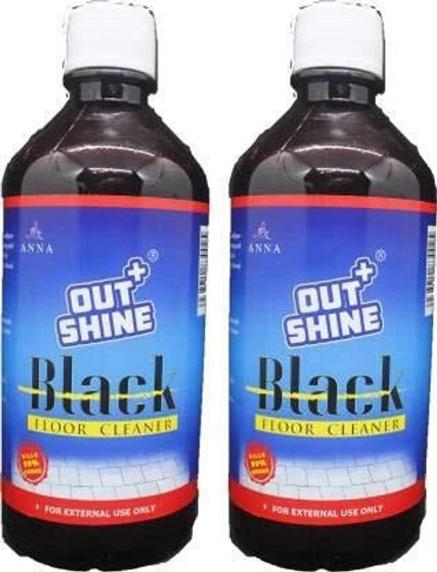 Outshine+ BLACK FLOOR CLEANER 450ML X 2 ORIGINAL(2 x 450 ml)